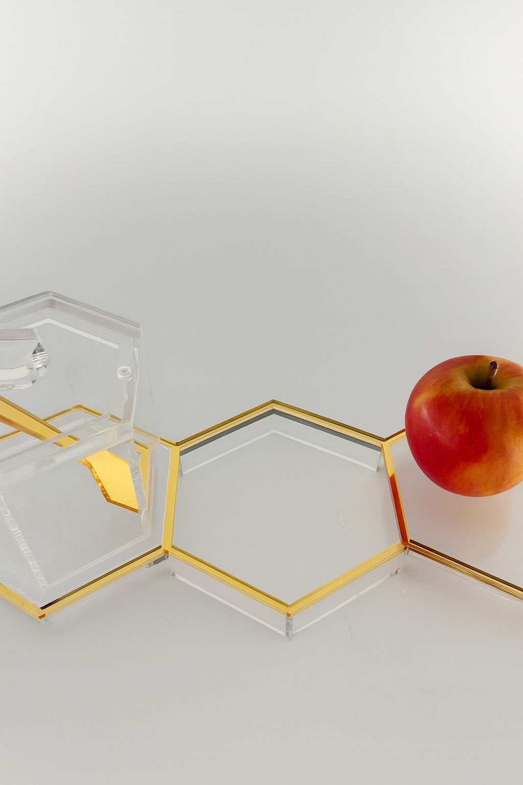 Hexagon Honey Jar Set
