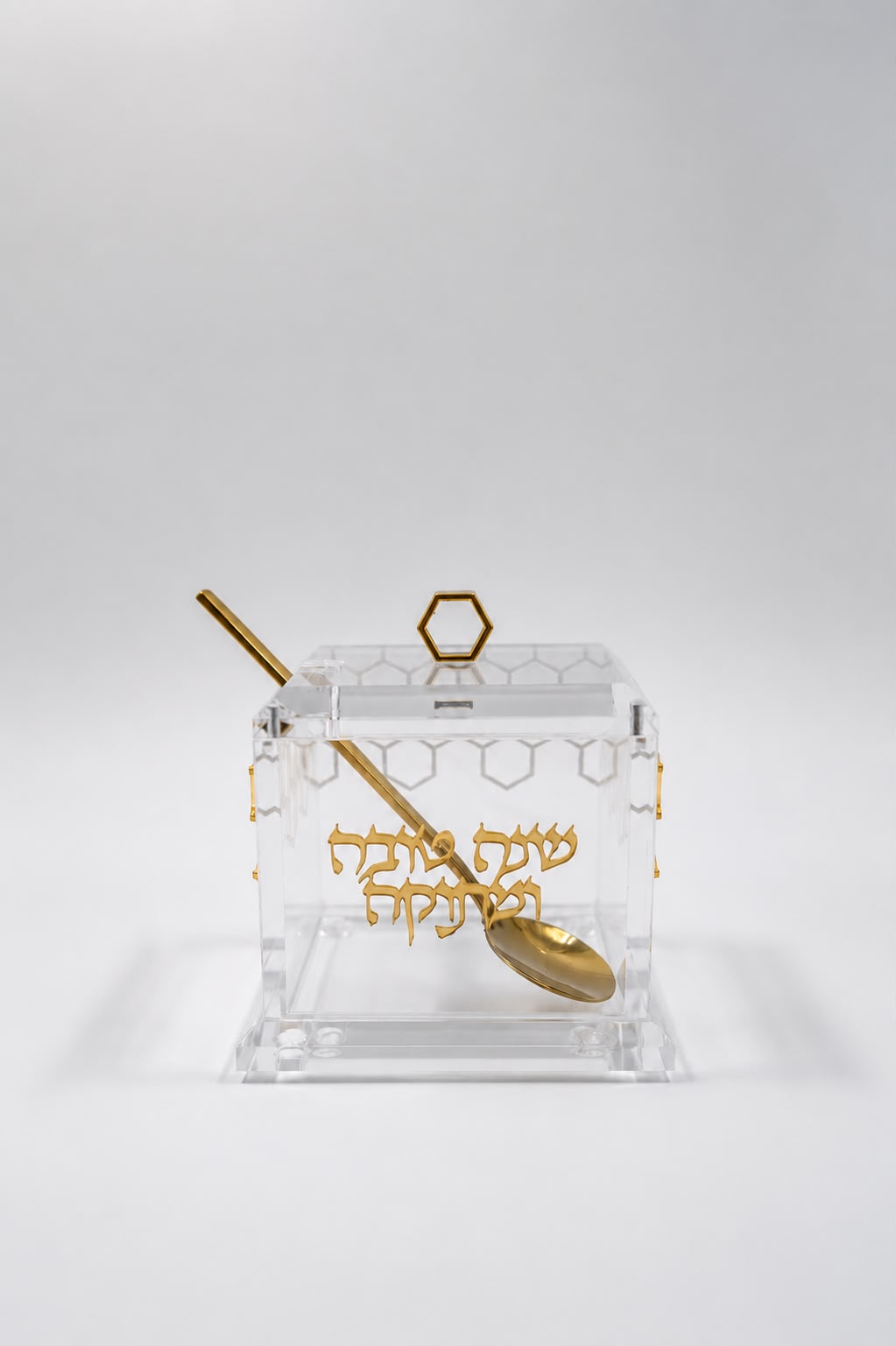 Square Honey Jar