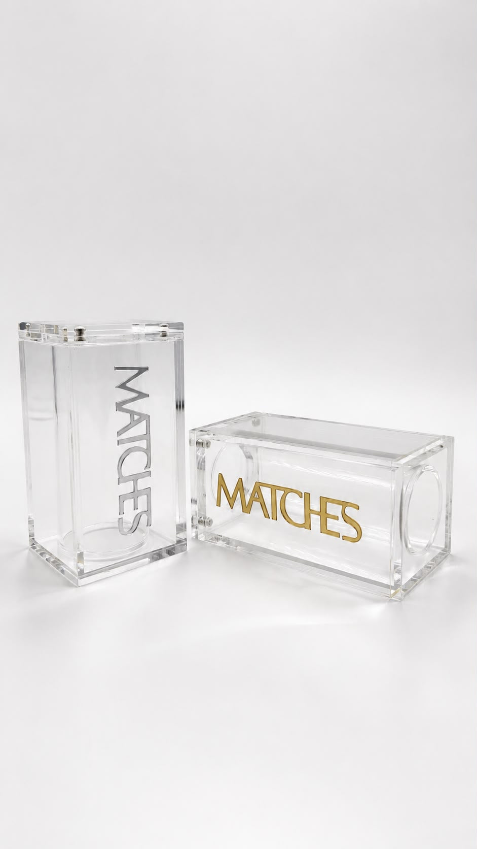 Acrylic Matches Holder